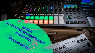 Rough 92-93 style old skool AMEN hardcore/rave - Dawless live jam - MC-707, volca bass, TD-3, 135BPM