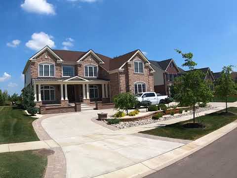 Driving in Canton - Michigan - Ridge Road - Ford - Westridge Estates - Elegant - Beautiful - Homes