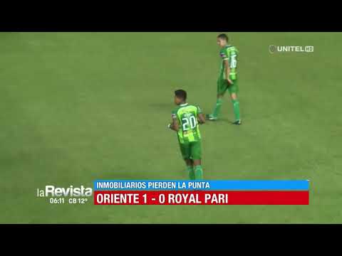 Clausura, fecha 12: Oriente Petrolero 1-0 Royal Pari