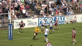 preview picture of video 'Fev Rovers TV - Featherstone Rovers 31 Batley Bulldogs 28 (Co-operative Championship 2012)'