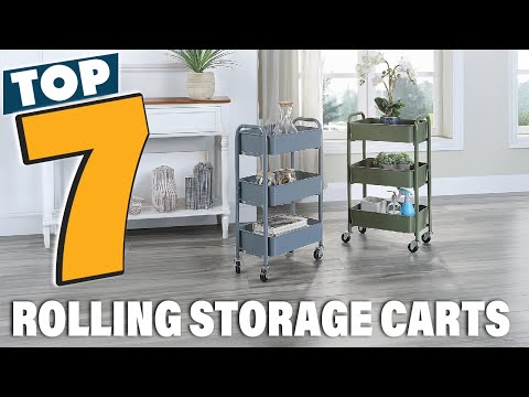 Top 7 Best Rolling Storage Carts for Every Room