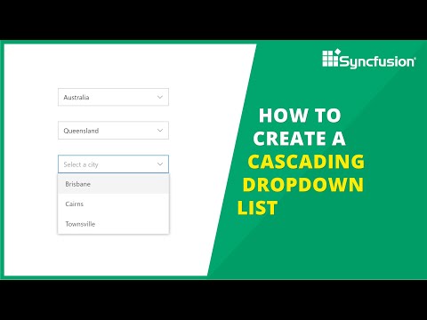 Create a Cascading Dropdown List Using Vue Dropdown List