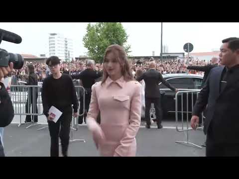 TWICE's Sana arrives at Milan Fashion Week