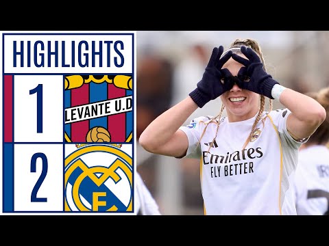 Levante UD 1 - 2 Real Madrid CF | Liga F Highlights