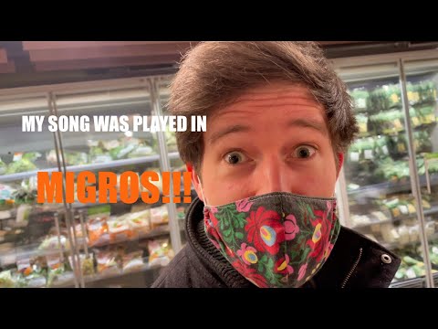 My Song was played in a SUPERMARKET!