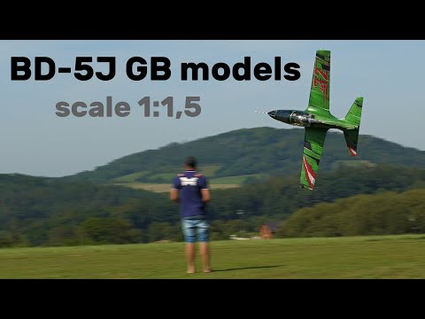 Bede BD-5J GB models | 3,5m giant scale jet turbine RC model | 4K | Nesvacily 2023