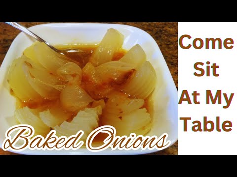 Baked Onions - A Delicious Side That Tastes Like French Onion Soup - Rich, Savory,Flavorful