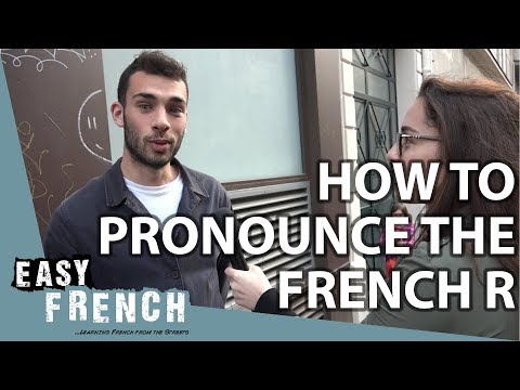 How to pronounce the French "R"? | Easy French 81