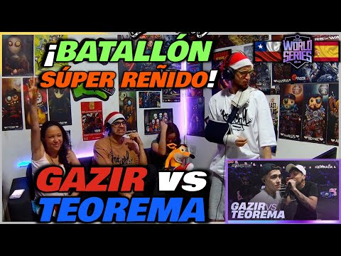 🔴COLOMBIANOS REACCIONAN a GAZIR vs TEOREMA - ¡BATALLÓN SÚPER REÑIDO! [FMS WORLD SERIES SUPERLIGA]
