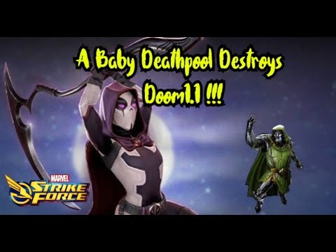 Baby Deathpool in Doom1.1? How is this a thing! Absolutely awesome!