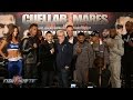 Jesus Cuellar vs. Abner Mares Full Final Press Conference & Face Off video