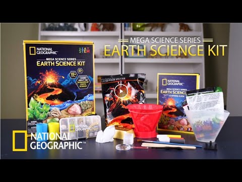 National Geographic Mega Science Series Earth Science Kit