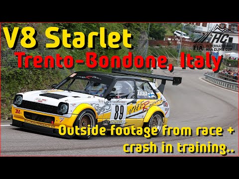 2023 Trento-Bondone - Mikko Kataja - Toyota Starlet V8 - FIA EM CUP Hillclimb race