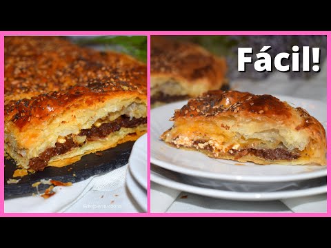 🥟 Empanada de morcilla con manzana y queso de cabra FÁCIL