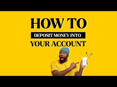 How to deposit money into your account using the app