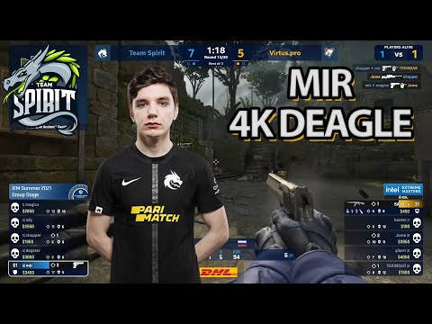 mir - 4 Deagle kills(Team Spirit)