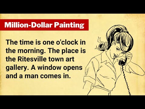 Learn English Through Stories Level 0 🔥| English Story - Million Dollar Painting
