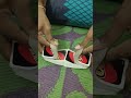 Pl aying UNO cards || UNO || #shorts #uno #play #games