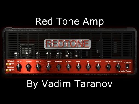 Red Tone Amp by Vadim Taranov - Virtual High Gain Amp - Metal Tone Test (Vst Plugin)