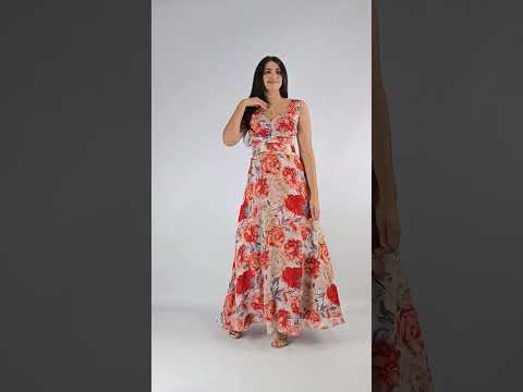 Te enseño Vestidos de Gasa Estampada, Gamarra  #vestidos  #moda2023 #gamarra #ropademujer #eventos