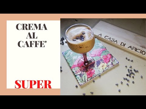 Crema magica al caffè all'Acqua – PRONTA IN 5 MINUTO - COME AL BAR con soli 3 ingredienti!