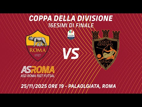 Coppa Divisione: Roma 1927 Futsal - Ecocity Genzano