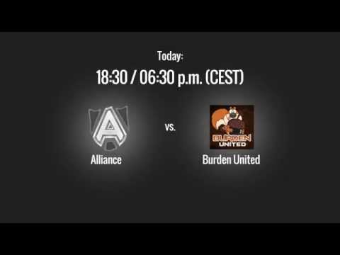 Dota 2 Betting Prediction / Alliance vs. Burden United / 12.05.15