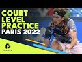 Djokovic, Tsitsipas, Ruud, Rublev, Murray, Fritz & More Court-Level Practice | Paris 2022