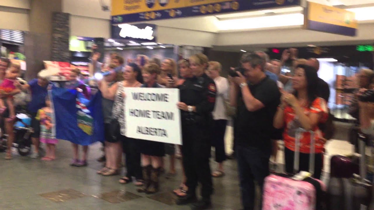Welcome Home Team Alberta 2014