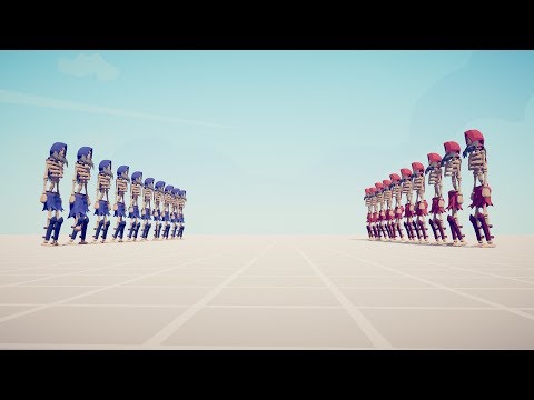 10x SHAPESHIFTERS vs 10x SHAPESHIFTERS (50 times) - Totally Accurate Battle Simulator TABS