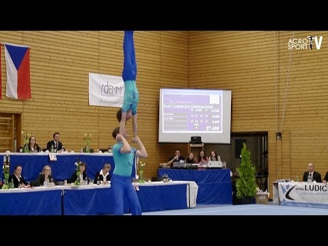 Acro Cup Albershausen 2013 Mens Pair Dynamics Juniors SC Riesa Germany - Behrendt Teichmann