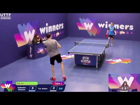 WINners CUP table 1 08.02 Gubenko Maksim - Tur Anton 17:30