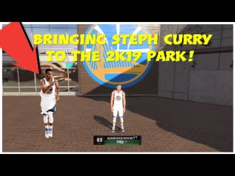 BRINGING STEPH CURRY TO THE 2K19 PARK! Episode 1