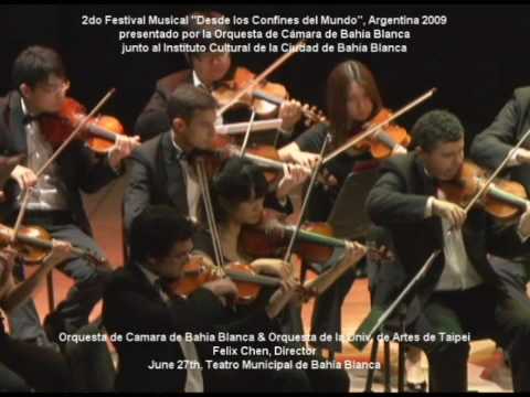 Orq. de Cámara de B.Blanca & la Univ. de Arte de Taiwán