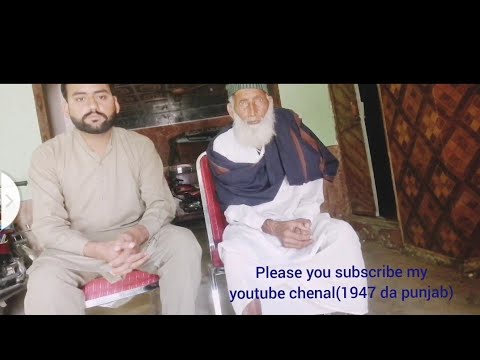 1947 vich india de district ambala ton gujranwala aye muslim bazurgan di khani.❤