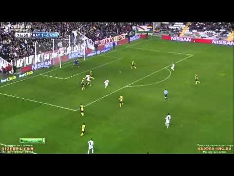 Diego Costa Goal   Rayo Vallecano vs Atletico Madrid 2 4 La Liga 2014 HD