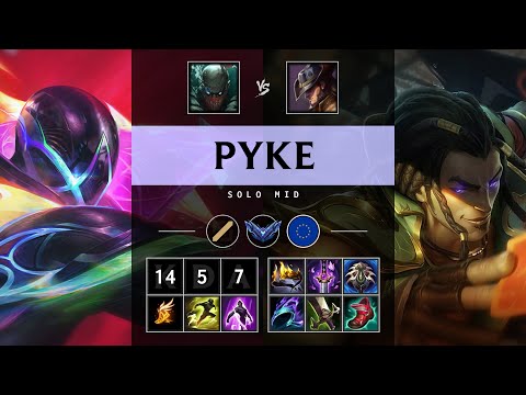 Pyke Mid vs Twisted Fate - EUW Diamond Patch 25.13