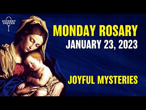 ROSARY MONDAY 💙 January 23, 2023 💙 The Joyful Mysteries of the Holy Rosary 💙 VIRTUAL ROSARY