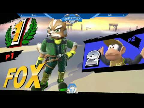Onslaught 98 - Winner's Semis: Light (Fox) vs Nelvin (Diddy Kong)
