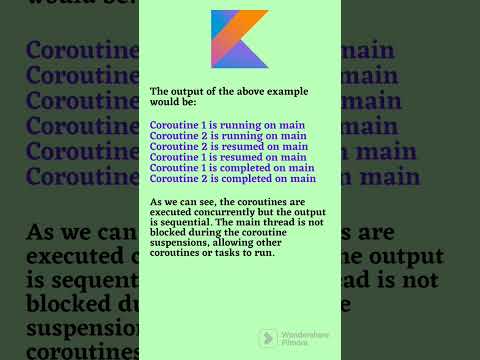 Kotlin feature:Coroutines #kotlin #kotlindev #android #coroutine