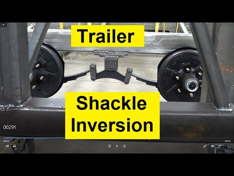 Shackle Inversion on Trailer Springs