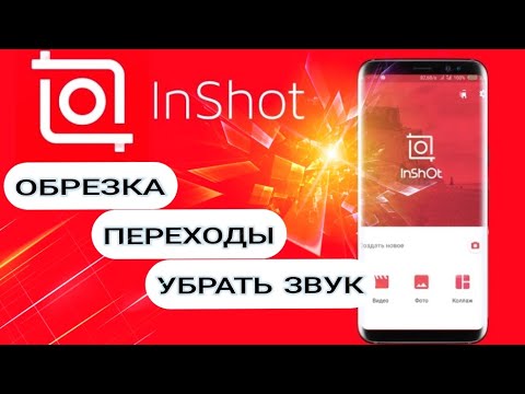 КАК СОЗДАТЬ НА ТЕЛЕФОНЕ ВИДЕО ДЛЯ YOUTUBE В ПРИЛОЖЕНИИ InShot: ПЕРЕХОДЫ, ОБРЕЗАТЬ, УБРАТЬ ЗВУК