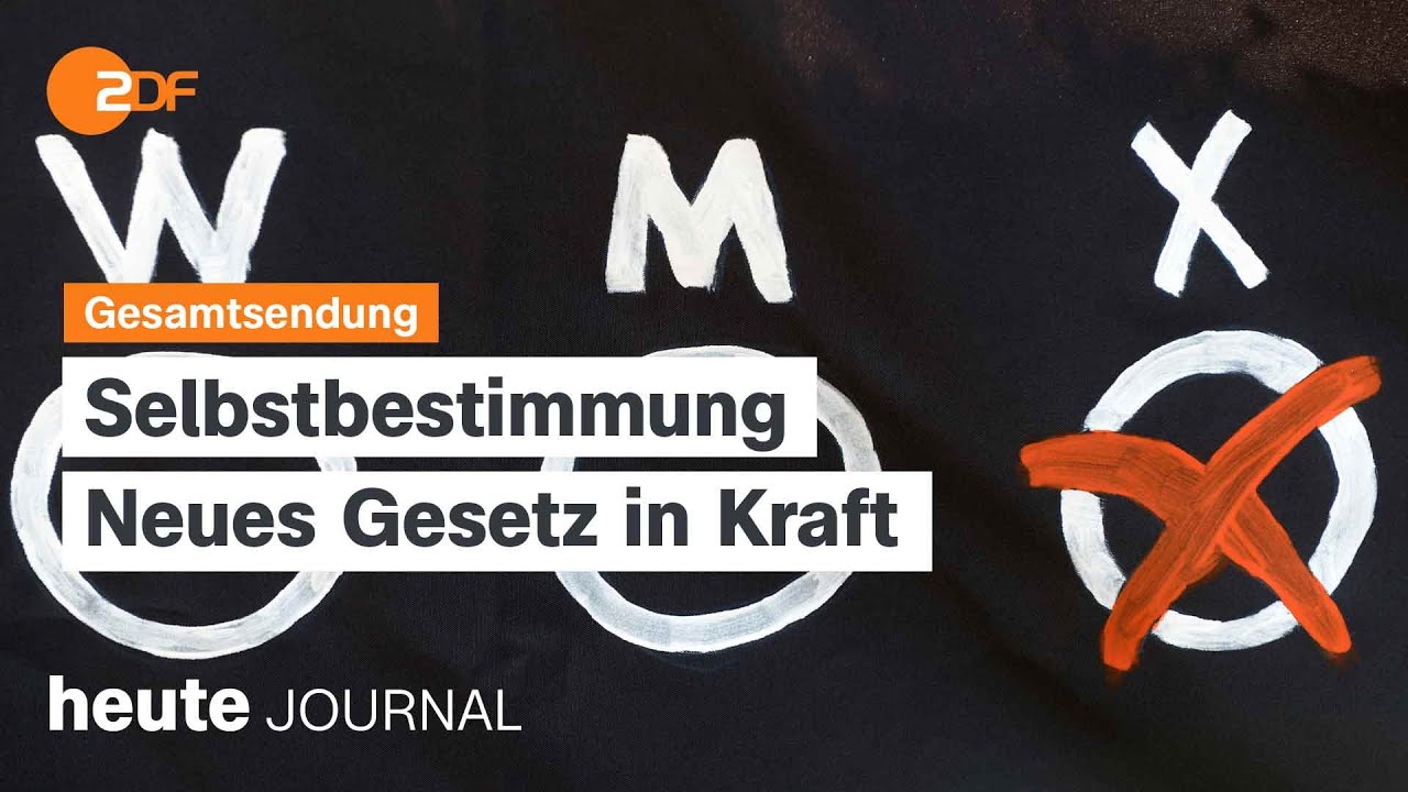 heute journal vom 01.11.2024 Selbstbestimmungsgesetz, Unwetter in Spanien, russische Drohnenangriffe