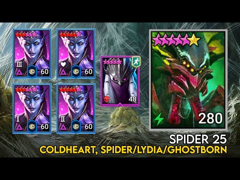 Spider 20 Coldheart, Spider, Lydia, Ghostborn | Raid Shadow Legends Guide