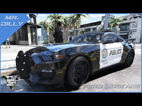 FORD MUSTANG | CITY PATROL | GTA 5 LSPDFR V MOD
