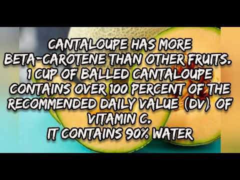 Cantaloupe Nutrition | Summer food | Top cantaloupe recipe | Cantaloupe fruit