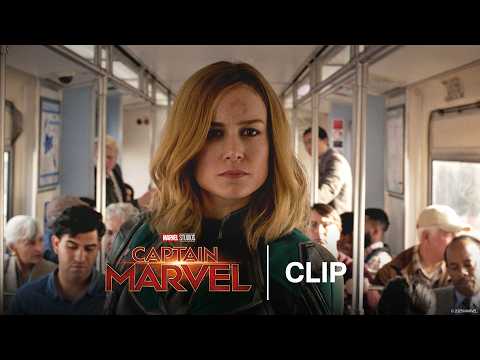 Carol Danvers VS Skrull Train Fight | Captain Marvel | Official Clip