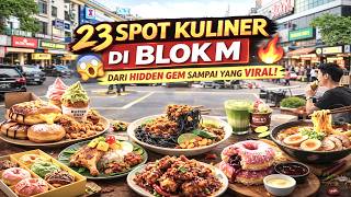 EKSPLOR 23 SPOT KULINER BLOK M PART 1🤯🔥 Dari foodstreet sampai yg viral! #kulinerblokm #kulinerviral