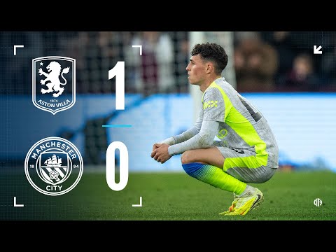 HIGHLIGHTS | Aston Villa 1-0 Man City | City’s unbeaten run ended by narrow Villa loss