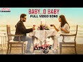 BabyOBaby Full Video Song Nithiin Nabha Natesh Merlapaka Gandhi Sudhakar Reddy Mahati Swara Sagar